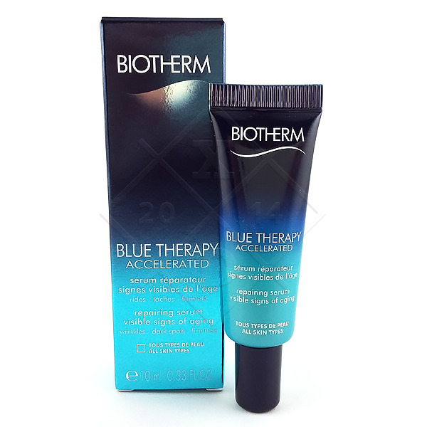 รูปภาพที่1 ของสินค้า : Biotherm Blue Therapy Accelerated Repairing Serum ขนาดทดลอง 10 ml. เซรั่มต่อต้านลดเลือนริ้วรอย ความร่วงโรยของผิวได้ดีกว่าเดิมถึง 3 เท่า ต่อต้านและฟื้นฟูบำรุงที่ร่วงโรย เซรั่มเนื้อบางเบาอ่อนโยนกับทุกสภาพผิว ให้ความรู้สึกแตกต่างทันที่ที่ใช้ สัมผ
