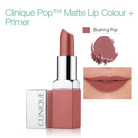 รูปภาพที่1 ของสินค้า : CLINIQUE Pop Matte Lip Colour + Primer ไซส์ทดลอง 2.3 g. #01 Blushing Pop ลิปสติกสูตรเนื้อครีมแต่บางเบา ต่างจากลิปสติกเนื้อแมตต์ทั่วๆไป เคลือบลงบนริมฝีปากอย่างง่ายดาย ช่วยให้ผิวรู้สึกสบาย ด้วยส่วนผสมของไพรเมอร์จะช่วยเก็บกักความชุ่มชื่น จึงมอบลุ