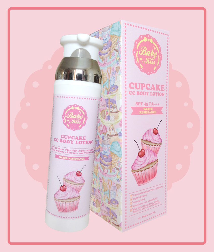 ٻҾ2 ͧԹ : ****ش!! Baby Kiss Cupcake CC Body Lotion SPF 45 PA+++ (ժ)  պʹŪ ʷҺҧ  ˹˹˹ § Ѻѹշ 繤Һ Դҹʹѹ ͧѹ駹˧ »ѺռǷ