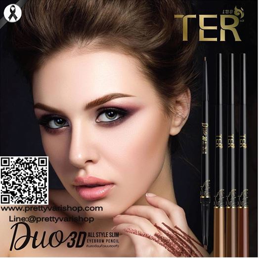 ٻҾ2 ͧԹ : ****Ter DUO All Style Slim Eyebrow Pencil Եҡա  2in1  Թ¹ 2  շ駻 slim Ѻҧç л´Ѻкդ 鹷ԺٻǷ§ 