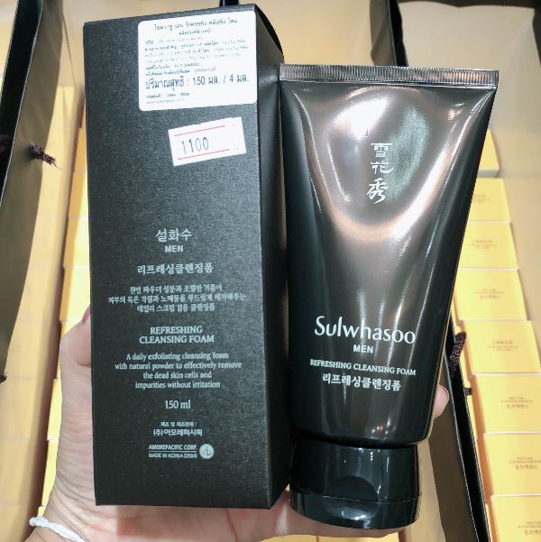 ٻҾ2 ͧԹ : Sulwhasoo Men Refreshing Cleansing Foam 150 ml. ʤѺҧ˹عѺ ͧ´Ҫҧѹ ӤҴǷʡáҧ֡ ش¼عøҵԪ㹡üѴҾش͡ҧ͹¹ 