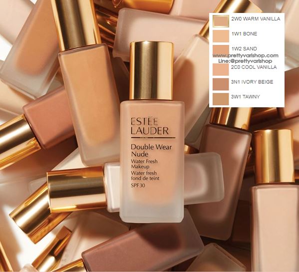 ٻҾ2 ͧԹ : ESTEE LAUDER Double Wear Nude Water Fresh Makeup SPF 30/PA++ 30ml. ѵͧͧٵùͼ觻繸ҵԴبǨԧ ٵ Oil Free ͺҧʺ˹ѡ˹  § 繤Һ ¹ͧ ˹