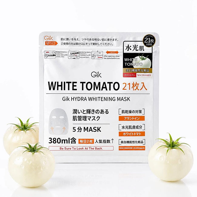 �ٻ�Ҿ���2 �ͧ�Թ��� : Gik White Tomato Hydra Whitening Mask 21 �� 380 ml. ������˹����蹢�ǵ�Ǵѧ ����ҡ�����ʩ�����Ẻ Glass Skin ��ҹ��ǹ����¤�� �ͧ�˭���� 380ml 21 �� �������� �����ҡ ����ʡ�˹����������բ�� ���ͼ�ǡ�Ш�ҧ���ù�����������෤����պ���