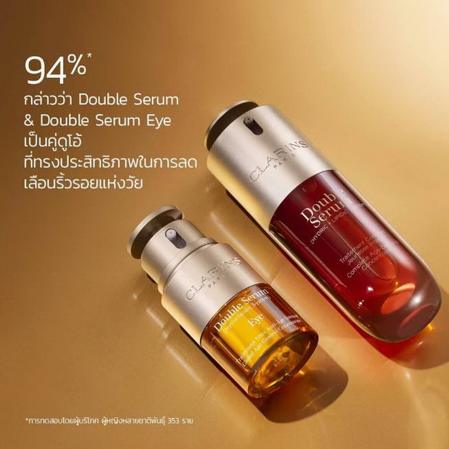 ٻҾ6 ͧԹ : CLARINS Double Serum Complete Age-Defying Concentrate 50 ml. ͵ҹǧѹѺ 1 ͧç êش 蹷 9¹͹ҤǴ͹ żǤúͧҡءѭҳ·Դҡǧص ·Դҡĵԡ