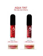 The Face Shop Lovely Me:ex My Lips Eat Cherry Aqua Tint ʴ շ繸ҵ Դҹ ջҡ 硫 ͡ 2 դ