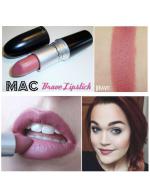 MAC Satin Lipstick #Brave Իʵԡੴᴧӵ ҧҵ ҹ׹Ѻռ ¹ºѹ ǹ ʹ㹵Ǥس