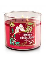 ****Bath & Body Works Winter Candy Apple 3-Wick Candle 411 g. ¹ش Ҵ˭  3 ¹ Ш¡ͧ Ẻ ǿ鵵ѡ ¡蹢ͧͻᴧ ᤹ ´¡Ѥ͹