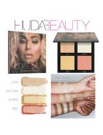 **Huda Beauty 3D Highlighter Palette  Pink Sands ⷹչӪٷͧ ŵŵ 4 ੴշͧͧ觻С Ҿ 2  ͪ 駷´繸ҵ