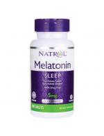 Natrol Melatonin Sleep 5Mg 100 Tablets ͧҡ US 100% ԵԹⷹԹẺ ʵ ·֡͹ ͹Ѻ¢ Ѻʺ蹡ҧ֡ ͧʹ ҡ jet lag բ ҧµ