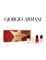 Giorgio Armani Si Mini XMas Gift Set 4pcs. (7ml x 4) Ѻ˭ԧ Si 繡 Signature ҡ Giorgio Armani 㹢Ҵ Mini 7 ml.  4  ͧüҹҧͼ˭ԧ  ʹǹŧ  BOX