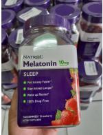 Natrol Gummies Melatonin 10 Mg. 140 Strawberry Gummies ͧҡ US 100% ԵԹⷹԹẺ ʵ ·֡͹ ͹Ѻ¢ Ѻʺ蹡ҧ֡ ͧʹ ҡ jet lag բ ҧµ