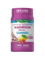 Nature's Truth Vitamins Magnesium 200mg Gummies Natural Lemon Raspberry 60 Vegan Gummies  ͹ ʹ ҹ ѺͺҹԵԹẺ Ѻ˭ԧ м·ͧáü͹¡ آҾ