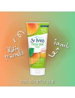 St.Ives Fresh Skin Apricot Scrub 170 g. (New Look) ʤѺӤҴ˹ ǹͧʡѴҡͻԤ͵ ӤҴ˹ҧ֡ ¼Ѵ ¼ʴҧ繸ҵ ¢Ѵʡáشѹ٢