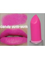MAC Matte Lipstick #Candy Yum-Yum  ลิปสติกเนื้อด้าน สีชมพูสุดแซ่บ ให้ปากของคุณดูอวบอิ่ม น่าสัมผัส