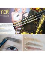 **พร้อมส่ง*TER Masterpiece 3D Water Proof Auto Eyebrow Pencil ดินสอเขียนคิ้วแบรนด์ใหม่ ดินสอเขียนคิ้วเนื้อฝุ่นอัดแข็ง ทนน้ำทนมัน คิ้วไม่หายทั้งวัน เผลอรูดคิ้วไม่หลุด คิ้วที่ได้จะซอฟ์ทธรรมชาติ เบาๆค่ะ หรือจะเอาไว้เขียนโครงก่อนลงคิ้วน้ำสำหรับมือใหม่ก็ได้ค่ะ **พร้อมส่ง*TER Masterpiece 3D Water Proof Auto Eyebrow Pencil ดินสอเขียนคิ้วแบรนด์ใหม่ ดินสอเขียนคิ้วเนื้อฝุ่นอัดแข็ง ทนน้ำทนมัน คิ้วไม่หายทั้งวัน เผลอรูดคิ้วไม่หลุด คิ้วที่ได้จะซอฟ์ทธรรมชาติ เบาๆค่ะ หรือจะเอาไว้เขียนโครงก่อนลงคิ้วน้ำสำหรับมือใหม่ก็ได้ค่ะ