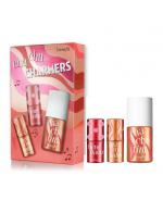Benefit Cha Cha Charmers Lip & Cheek Color Set เซ็ตคัลเลอร์เมคอัพ ทิ้นท์เนื้อเจล-ลิควิดสีส้มสดใสติดทนนานมาพร้อมกับ 2 สาวทิ้นท์บาล์มขนาดมินิในเฉดสีเดียวกัน และอีก 1 เฉดสุดฮอต benebalm สีกุหลาบบำรุงให้ริมฝีปากเนียนนุ่มสวยจนใครๆ ก็อยากจุ๊บ! Benefit Cha Cha Charmers Lip & Cheek Color Set เซ็ตคัลเลอร์เมคอัพ ทิ้นท์เนื้อเจล-ลิควิดสีส้มสดใสติดทนนานมาพร้อมกับ 2 สาวทิ้นท์บาล์มขนาดมินิในเฉดสีเดียวกัน และอีก 1 เฉดสุดฮอต benebalm สีกุหลาบบำรุงให้ริมฝีปากเนียนนุ่มสวยจนใครๆ ก็อยากจุ๊บ!