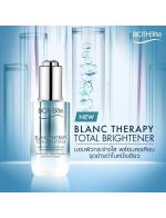 BIOTHERM Blanc Therapy Total Brightener 50ml. เซรั่มบำรุงผิวคืนผิวกระจ่างใส เปล่งปลั่ง ไร้จุดด่างดำ กระ ฝ้า รอยแดง สีผิวที่ไม่สม่ำเสมอ ยั้บยั้งการเกิดผิวคล้ำเสียสะสม ผิวชุ่มชื่น รูขุมขนเล็กลง ด้วยส่วนผสมจากธรรมชาติอย่าง ต้นไพร์และเบอร์รี่ป้องก BIOTHERM Blanc Therapy Total Brightener 50ml. เซรั่มบำรุงผิวคืนผิวกระจ่างใส เปล่งปลั่ง ไร้จุดด่างดำ กระ ฝ้า รอยแดง สีผิวที่ไม่สม่ำเสมอ ยั้บยั้งการเกิดผิวคล้ำเสียสะสม ผิวชุ่มชื่น รูขุมขนเล็กลง ด้วยส่วนผสมจากธรรมชาติอย่าง ต้นไพร์และเบอร์รี่ป้องก