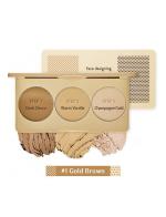 **พร้อมส่ง**Etude House Face Designing Contouring Palette #1 Gold Brown (Warm Tone เหมาะสำหรับผิวโทนสีเหลือง) พาเลต คอนทัวริ่ง 3 เฉดสีใน 1 ตลับ ช่วยให้การเฉดดิ้ง ไฮไลท์ ใบหน้าได้อย่างเป็นธรรมชาติ สร้างกรอบหน้า ไล้ดั้ง ให้หน้าดูมีมิติ สีสวยเป็นธรรมชาติ **พร้อมส่ง**Etude House Face Designing Contouring Palette #1 Gold Brown (Warm Tone เหมาะสำหรับผิวโทนสีเหลือง) พาเลต คอนทัวริ่ง 3 เฉดสีใน 1 ตลับ ช่วยให้การเฉดดิ้ง ไฮไลท์ ใบหน้าได้อย่างเป็นธรรมชาติ สร้างกรอบหน้า ไล้ดั้ง ให้หน้าดูมีมิติ สีสวยเป็นธรรมชาติ