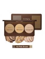 **พร้อมส่ง**Etude House Face Designing Contouring Palette #2 Pink Brown (Cool Tone เหมาะสำหรับผิวสีชมพู) พาเลตคอนทัวริ่ง 3 เฉดสีใน 1 ตลับ ช่วยให้การเฉดดิ้ง ไฮไลท์ ใบหน้าได้อย่างเป็นธรรมชาติ สร้างกรอบหน้า ไล้ดั้ง ให้หน้าดูมีมิติ สีสวยเป็นธรรมชาติ **พร้อมส่ง**Etude House Face Designing Contouring Palette #2 Pink Brown (Cool Tone เหมาะสำหรับผิวสีชมพู) พาเลตคอนทัวริ่ง 3 เฉดสีใน 1 ตลับ ช่วยให้การเฉดดิ้ง ไฮไลท์ ใบหน้าได้อย่างเป็นธรรมชาติ สร้างกรอบหน้า ไล้ดั้ง ให้หน้าดูมีมิติ สีสวยเป็นธรรมชาติ