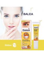 Balea Q10 Anti-Wrinkle Eye Cream with Omega-complex 15ml. ครีมบำรุงรอบดวงตาสูตรเข้มข้น ช่วยบำรุงฟื้นฟูปกป้องผิวรอบดวงตาให้ชุ่มชื้น นุ่มนวล เพิ่มความยืดหยุ่นให้ผิวกระชับขึ้น และลดเลือนริ้วรอยร่องลึกให้ดูตื้นขึ้นอย่างสังเกตได้ปราศจากน้ำหอมใช้ได้