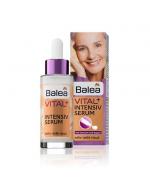 Balea VITAL+ Intensive Serum 30ml. เซรัมดูแลผิวอย่างล้ำลึกเพื่อความต้องการสูงสุดของผิวสำหรับอายุ 50 ปีขึ้นไป ให้ความยืดหยุ่นและทำให้ผิวหน้ากระชับอีกครั้ง เหมือนกับการทำโบท็อกซ์ผิว ช่วยในการซ่อมแซมเซลล์ผิวที่ถูกทำลาย และเพิ่มความกระชับและความยื Balea VITAL+ Intensive Serum 30ml. เซรัมดูแลผิวอย่างล้ำลึกเพื่อความต้องการสูงสุดของผิวสำหรับอายุ 50 ปีขึ้นไป ให้ความยืดหยุ่นและทำให้ผิวหน้ากระชับอีกครั้ง เหมือนกับการทำโบท็อกซ์ผิว ช่วยในการซ่อมแซมเซลล์ผิวที่ถูกทำลาย และเพิ่มความกระชับและความยื