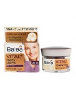 Balea Vital+ Intensive Day Cream SFF 15 ขนาด50ml. ครีมบำรุงผิวหน้าสำหรับตอนกลางวัน สำหรับอายุ 50 ปีขึ้นไป พร้อมค่าปกป้องแสงแดด SPF15 อุดมไปด้วยสารสกัดจากรอยัลเยลลี (นมผึ้ง), Vitamin B3 และแคลเซียม ที่ช่วยเพิ่มการทำงานของเซลล์ผิวตามธรรมชาติให้ค Balea Vital+ Intensive Day Cream SFF 15 ขนาด50ml. ครีมบำรุงผิวหน้าสำหรับตอนกลางวัน สำหรับอายุ 50 ปีขึ้นไป พร้อมค่าปกป้องแสงแดด SPF15 อุดมไปด้วยสารสกัดจากรอยัลเยลลี (นมผึ้ง), Vitamin B3 และแคลเซียม ที่ช่วยเพิ่มการทำงานของเซลล์ผิวตามธรรมชาติให้ค