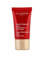 Clarins Super Restorative Day Cream All Skin Types ขนาดทดลอง 15 ml. มอยเจอร์ไรเซอร์สูตรฟื้นบำรุงผิวกลางวัน ด้วยสารสกัด Pueraria Lobata ช่วยซ่อมแซม คืนความยืดหยุ่นให้ผิวที่ร่วงโรยตามวัย จากการเปลี่ยนแปลงของฮอร์โมนตามธรรมชาติ ช่วยให้ริ้วรอย ร่องลึ Clarins Super Restorative Day Cream All Skin Types ขนาดทดลอง 15 ml. มอยเจอร์ไรเซอร์สูตรฟื้นบำรุงผิวกลางวัน ด้วยสารสกัด Pueraria Lobata ช่วยซ่อมแซม คืนความยืดหยุ่นให้ผิวที่ร่วงโรยตามวัย จากการเปลี่ยนแปลงของฮอร์โมนตามธรรมชาติ ช่วยให้ริ้วรอย ร่องลึ