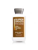 Bath & Body Works Super Smooth Warm Vanilla Sugar Shea Butter & Coconut Oil Body Lotion 236 ml. โลชั่นบำรุงผิวสูตรใหม่ เพื่อผิวเนียนนุ่มเป็นพิเศษเพิ่มสารสกัดน้ำมันมะพร้าว ช่วยให้ผิวเนียนเรียบ ชุ่มชื่น นุ่มอิ่มฟูน่าสัมผัส กลิ่นนี้จะหอมว Bath & Body Works Super Smooth Warm Vanilla Sugar Shea Butter & Coconut Oil Body Lotion 236 ml. โลชั่นบำรุงผิวสูตรใหม่ เพื่อผิวเนียนนุ่มเป็นพิเศษเพิ่มสารสกัดน้ำมันมะพร้าว ช่วยให้ผิวเนียนเรียบ ชุ่มชื่น นุ่มอิ่มฟูน่าสัมผัส กลิ่นนี้จะหอมว