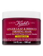 Kiehl's Ginger Leaf & Hibiscus Firming Mask 100 ml. มาส์กตัวใหม่จากคีลส์ที่จะทำให้ผิวดูเฟิร์มขึ้นในข้ามคืน ผิวรู้สึกกระชับในทันทีแลดูเรียบเนียนในเช้าวันรุ่งขึ้น เมื่อใช้เป็นประจำอย่างต่อเนื่อง จะช่วยให้ริ้วรอยตื้นๆ ดูจางลง พร้อมเผยผิว