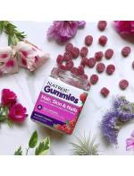 Natrol Gummies Hair Skin & Nails 90 Raspberry Gummies ของแท้จาก US 100% วิตามินรวมบำรุง ผม เล็บ ผิว แบบกัมมี่รสราสเบอรี่ มีไบโอติน 5000 mcg. เคี้ยวเพลินได้ประโยชน์ บำรุงผมดกหนา เงางาม ช่วยรักษาสุขภาพเส้นผม ป้องกันผมหงอก ผมร่วง  Natrol Gummies Hair Skin & Nails 90 Raspberry Gummies ของแท้จาก US 100% วิตามินรวมบำรุง ผม เล็บ ผิว แบบกัมมี่รสราสเบอรี่ มีไบโอติน 5000 mcg. เคี้ยวเพลินได้ประโยชน์ บำรุงผมดกหนา เงางาม ช่วยรักษาสุขภาพเส้นผม ป้องกันผมหงอก ผมร่วง