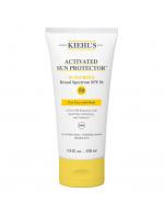 Kiehl's Activated Sun Protector Sunscreen For Face and Body SPF 50 ขนาด 150ml. ครีมกันแดดสำหรับผิวหน้าและผิวกาย เนื้อบางเบา SPF 50 ปกป้องผิวจากอันตรายจากรังสี UVB ได้ถึง 98% ใช้เทคโนโลยี Sun-filter เพิ่มการปกป้องให้ยาวนาน สูตรกันน้ำ ผสานแ
