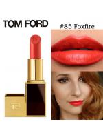 **พร้อมส่ง**Tom Ford Lip Color #85 Foxfire 3 g. ลิปสติกเนื้อครีม ที่มีความทึบแสงสูงสามารถกลบสีเดิมของริมฝีปากได้ 100%พิกเม้นท์สีเข้มข้นเนื้อลิปนุ่ม เนียน ละเอียด เกลี่ยง่าย ทาออกมาแล้วให้สีเรียบเนียนสม่ำเสมอและไม่เป็นคราบระหว่างวัน