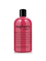 **พร้อมส่ง**Philosophy Raspberry Sorbet Shampoo, Shower Gel & Bubble Bath 480 ml. เจลอาบน้ำประสิทธิภาพ 3 ประการในหนึ่งเดียว สามารถใช้ทำความสะอาดเส้นผมเหมือนแชมพู ใช้เป็นเจลอาบน้ำ และสำหรับทำฟองเพื่อแช่น้ำในอ่างอาบน้ำ ช่วยให้ผิวและเส้นผมรู้สึกนุ่มลื่น 