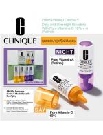 CLINIQUE Fresh Pressed Clinical Daily + Overnight Boosters with Pure Vitamins C 10% + A (Retinol) 8.5 ml*2  & 6 ml.*2  شʹúا 2 鹵͹ Ѻ 2 ѧԵԹʴԷҾѺاͧس駡