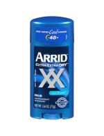 Arrid Extra Extra Dry Solid Antiperspirant Deodorant 73 g. สูตร Cool Shower ผลิตภัณฑ์ทารักแร้ สินค้านำเข้าจากอเมริกา สูตรกลิ่นหอมเย็นๆ ให้ความรู้สึกเย็นสบายผิว ผลิตภัณฑ์ระงับกลิ่นกายใต้วงแขนแบบแท่งสำหรับผู้ที่มีปัญหามีกลิ่นตัวและเหงื่อออกมากบริเ