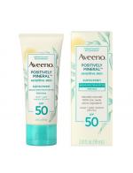 Aveeno Positively MineralSensitive Skin Sunscreen SPF 50 for Face 59 ml. ѹᴴѺǺͺҧ ͷسͷԡйѺռǺͺҧ ѹ˧͡ѹ öŧ蹹ҹ֧ 80 ҷ ѺءҾ