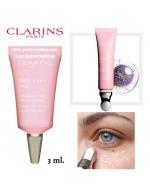 Clarins Multi-Active Yeux Instant Eye Reviver, Targets Fine LinesEye Cream ขนาดทดลอง 3 ml. อายเจลสูตรใหม่ล่าสุด ครีมบำรุงรอบดวงตาช่วยลดเลือนริ้วรอยบางๆ รอยหมองคล้ำ และอาการบวมรอบดวงตา หรือ ฟื้นบำรุงความสดใสให้แก่ดวงตาเพื่อรับมือกับสัญญาณแห่งริ้ว