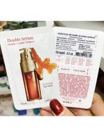Clarins Double Serum ขนาดทดลอง 0.9 ml แบบซอง ที่สุดแห่งเซรั่มลดเลือนริ้วรอยทรงประสิทธิภาพอันดับหนึ่งจาก CLARINS เพียงครั้งแรกที่ใช้ ผิวดูเปล่งปลั่งขึ้น หลังจากใช้อย่างต่อเนื่อง ผิวกระชับขึ้น ริ้วรอยลดเลือนลง รูขุมขนกระชับ ผิวเนียนละเอียดขึ้นอย่า Clarins Double Serum ขนาดทดลอง 0.9 ml แบบซอง ที่สุดแห่งเซรั่มลดเลือนริ้วรอยทรงประสิทธิภาพอันดับหนึ่งจาก CLARINS เพียงครั้งแรกที่ใช้ ผิวดูเปล่งปลั่งขึ้น หลังจากใช้อย่างต่อเนื่อง ผิวกระชับขึ้น ริ้วรอยลดเลือนลง รูขุมขนกระชับ ผิวเนียนละเอียดขึ้นอย่า