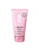 CLINIQUE All About Clean Rinse-Off Foaming Cleanser 150 ml. ครีมโฟมสูตรเข้มข้นทำความสะอาดผิวหน้าสำหรับผิวผสมค่อนข้างแห้งและผิวมันด้วยสูตรเข้มข้นสามารถล้างเครื่องสำอางค์ได้อย่างหมดจดแม้ชนิดติดทน แต่อ่อนโยนกับผิว พร้อมส่วนผสมจากดอกคาโมมายช่วยผ่อนคลายผิวหน้า CLINIQUE All About Clean Rinse-Off Foaming Cleanser 150 ml. ครีมโฟมสูตรเข้มข้นทำความสะอาดผิวหน้าสำหรับผิวผสมค่อนข้างแห้งและผิวมันด้วยสูตรเข้มข้นสามารถล้างเครื่องสำอางค์ได้อย่างหมดจดแม้ชนิดติดทน แต่อ่อนโยนกับผิว พร้อมส่วนผสมจากดอกคาโมมายช่วยผ่อนคลายผิวหน้า