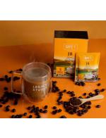 Cafe' 7 Lega Brand Instant Coffee Mix JB (nfinite) 15 กรัม x 10 ซอง กาแฟปรุงสำเร็จชนิดผง คาเฟ่ 7 เจบี ช่วยบำรุงสุขภาพกระดูกและข้อต่อต่างๆเหมาะกับคนรักสุขภาพ ชอบออกกำลังกาย โดยเฉพาะ วิ่ง และ เวทเทรนนิ่งต่างๆ ที่ต้องใช้ข้อในร่างกาย ควบคุมน้ำหนัก เพราะค