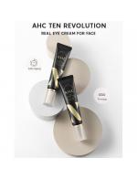 AHC Ten Revolution Real Eye Cream For Face 30 Ml. รุ่นใหม่ เข้มข้นกว่าหลอดสีเขียว เพิ่มคอลลาเจนให้กับผิว เป็นครีมบำรุงรอบดวงตาและร่องลึกริ้วรอยบนใบหน้าเพิ่มความชุ่มชื้นและเพิ่มความยืดหยุ่นผิว ลดริ้วรอยและความหมองคล้ำบริเวณรอบดวงตาร่องแก้มเส้นริ้วบริเวณหน้ AHC Ten Revolution Real Eye Cream For Face 30 Ml. รุ่นใหม่ เข้มข้นกว่าหลอดสีเขียว เพิ่มคอลลาเจนให้กับผิว เป็นครีมบำรุงรอบดวงตาและร่องลึกริ้วรอยบนใบหน้าเพิ่มความชุ่มชื้นและเพิ่มความยืดหยุ่นผิว ลดริ้วรอยและความหมองคล้ำบริเวณรอบดวงตาร่องแก้มเส้นริ้วบริเวณหน้