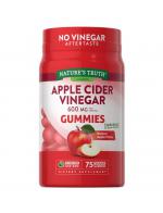 Nature's Truth Vitamins Apple Cider Vinegar 600 mg 75 Gummies  กัมมี่เจลลี่รสชาติอร่อยทานง่าย ช่วยกระตุ้นการเผาผลาญไขมัน ช่วยเรื่องการเผาผลาญและลดระดับน้ำตาลในเลือด  ผลิตจากน้ำส้มสายชูหมักจากแอปเปิ้ลออแกนิค  ปราศจากกลูเตน นม สิ่งปรุงแต่งรสและสี ไม่เป Nature's Truth Vitamins Apple Cider Vinegar 600 mg 75 Gummies  กัมมี่เจลลี่รสชาติอร่อยทานง่าย ช่วยกระตุ้นการเผาผลาญไขมัน ช่วยเรื่องการเผาผลาญและลดระดับน้ำตาลในเลือด  ผลิตจากน้ำส้มสายชูหมักจากแอปเปิ้ลออแกนิค  ปราศจากกลูเตน นม สิ่งปรุงแต่งรสและสี ไม่เป