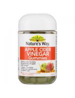 Nature's Way Apple Cider Vinegar Gummies 65 Juicy Apple Flavoured Gummiesรสแอปเปิ้ล กัมมี่แอปเปิ้ลลดพุง สกัดจากแอปเปิ้ลไซเดอร์เวเนก้า ช่วยปรับสมดุลระบบการย่อย ช่วยปรับสมดุลให้ระบบลำไส้ ช่วยลดอาการท้องเสีย ท้องผูก และแน่นท้องเพิ่มประสิทธิภาพการเผาผลาญ