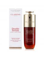 CLARINS Double Serum Complete Age-Defying Concentrate 50 ml. เซรั่มต่อต้านความร่วงโรยอันดับ 1 ของคลาแรงส์ ในเจเนอเรชั่นล่าสุด รุ่นที่ 9เปลี่ยนอนาคตผิวสู่ผิวดูอ่อนเยาว์ ดูแลผิวครบองค์จากทุกสัญญาณแห่งวัยที่เกิดจากช่วงอายุตามกาลเวลา และริ้วรอยที่เกิดจากพฤติก CLARINS Double Serum Complete Age-Defying Concentrate 50 ml. เซรั่มต่อต้านความร่วงโรยอันดับ 1 ของคลาแรงส์ ในเจเนอเรชั่นล่าสุด รุ่นที่ 9เปลี่ยนอนาคตผิวสู่ผิวดูอ่อนเยาว์ ดูแลผิวครบองค์จากทุกสัญญาณแห่งวัยที่เกิดจากช่วงอายุตามกาลเวลา และริ้วรอยที่เกิดจากพฤติก