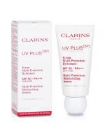 CLARINS UV PLUS Anti-Pollution Translucent 5P SPF50 PA+++ 30ml. ครีมกันแดดอันดับหนึ่งของคลาแรงส์ที่ช่วยปกป้องผิวจากมลภาวะทั้ง 5 ที่ผู้คนต้องเผชิญในแต่ละวัน เนื้อบางเบาไม่มีสี เหมาะสำหรับทุกโทนสีผิว ช่วยปรับให้ผิวแลดูสดใสขึ้นอย่างเป็นธรรมชาติ CLARINS UV PLUS Anti-Pollution Translucent 5P SPF50 PA+++ 30ml. ครีมกันแดดอันดับหนึ่งของคลาแรงส์ที่ช่วยปกป้องผิวจากมลภาวะทั้ง 5 ที่ผู้คนต้องเผชิญในแต่ละวัน เนื้อบางเบาไม่มีสี เหมาะสำหรับทุกโทนสีผิว ช่วยปรับให้ผิวแลดูสดใสขึ้นอย่างเป็นธรรมชาติ