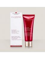 CLARINS Super Restorative Decollete and Neck Concentrate 75 ml. ทรีทเม้นท์บำรุงคอและเนินอกสูตรเข้มข้นไม่เหนียวเหนอะหนะ ช่วยปรับเนื้อสัมผัสและคุณภาพของผิวจากคางไปยังบริเวณเนินอก คืนความแน่นกระชับให้กับผิว ช่วยลดความหย่อนคล้อย ลดริ้วรอยและรอยย่นบนเนินอก CLARINS Super Restorative Decollete and Neck Concentrate 75 ml. ทรีทเม้นท์บำรุงคอและเนินอกสูตรเข้มข้นไม่เหนียวเหนอะหนะ ช่วยปรับเนื้อสัมผัสและคุณภาพของผิวจากคางไปยังบริเวณเนินอก คืนความแน่นกระชับให้กับผิว ช่วยลดความหย่อนคล้อย ลดริ้วรอยและรอยย่นบนเนินอก