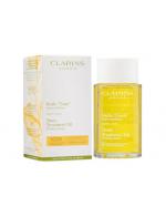 CLARINS  Tonic Body Treatment Oil 100 ml. น้ำมันสำหรับผิวกายนี้ผลิตจากสารสกัดจากพืชพรรณธรรมชาติบริสุทธิ์ 100% ช่วยให้ผิวกระชับ เต่งตึง และเพิ่มความยืดหยุ่นของผิว ลดรอยแตกลาย น้ำมันเฮเซลนัทกักเก็บความชุ่มชื้นและช่วยให้ผิวนุ่มละมุนดุจซาตินน่าสัมผัส CLARINS  Tonic Body Treatment Oil 100 ml. น้ำมันสำหรับผิวกายนี้ผลิตจากสารสกัดจากพืชพรรณธรรมชาติบริสุทธิ์ 100% ช่วยให้ผิวกระชับ เต่งตึง และเพิ่มความยืดหยุ่นของผิว ลดรอยแตกลาย น้ำมันเฮเซลนัทกักเก็บความชุ่มชื้นและช่วยให้ผิวนุ่มละมุนดุจซาตินน่าสัมผัส