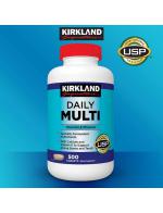 Kirkland Signature Daily Multi Vitamins & Minerals 500 Tablets วิตามินรวมที่ครบถ้วนเพื่อเสริมสร้างสุขภาพโดยรวม มีส่วนผสมของวิตามินและแร่ธาตุที่จำเป็น ออกแบบมาเพื่อช่วยให้รักษาสุขภาพกระดูกและฟันให้แข็งแรง เสริมสร้างระบบภูมิคุ้มกัน และส่งเสริมสุขภาพหัวใ Kirkland Signature Daily Multi Vitamins & Minerals 500 Tablets วิตามินรวมที่ครบถ้วนเพื่อเสริมสร้างสุขภาพโดยรวม มีส่วนผสมของวิตามินและแร่ธาตุที่จำเป็น ออกแบบมาเพื่อช่วยให้รักษาสุขภาพกระดูกและฟันให้แข็งแรง เสริมสร้างระบบภูมิคุ้มกัน และส่งเสริมสุขภาพหัวใ