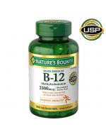 Nature's Bounty B-12 Methylcobalamin 2500 mcg 300 Quick Dissolve Tablets วิตามิน B12 Methylcobalamin ช่วยเพิ่มพลังงานให้กับร่างกาย ทำให้เซลล์ต่างๆสามารถทำงานได้ดีขึ้นช่วยบำรุงหัวใจและระบบประสาท ช่วยในการสร้างเซลล์เม็ดเลือดแดง ตัวนี้มาในรูปแบบ quick d Nature's Bounty B-12 Methylcobalamin 2500 mcg 300 Quick Dissolve Tablets วิตามิน B12 Methylcobalamin ช่วยเพิ่มพลังงานให้กับร่างกาย ทำให้เซลล์ต่างๆสามารถทำงานได้ดีขึ้นช่วยบำรุงหัวใจและระบบประสาท ช่วยในการสร้างเซลล์เม็ดเลือดแดง ตัวนี้มาในรูปแบบ quick d