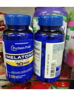 Puritan's Pride Melatonin Sleep Aid 10 mg 120 Capsules พูริแทนไพร์ม ผลิตภัณฑ์เสริมอาหารเมลาโทนิน 10 mg. นำเข้าจากอเมริกา สำหรับผู้ที่นอนหลับยาก เคยทานเมลาโทนิน 3-5 mg. แล้วยังนอนหลับไม่ดีพอ จำเป็นต้องเพิ่มโดสของเมลาโทนิน จะทำให้คุณหลับลึก มีสมาธิดีขึ Puritan's Pride Melatonin Sleep Aid 10 mg 120 Capsules พูริแทนไพร์ม ผลิตภัณฑ์เสริมอาหารเมลาโทนิน 10 mg. นำเข้าจากอเมริกา สำหรับผู้ที่นอนหลับยาก เคยทานเมลาโทนิน 3-5 mg. แล้วยังนอนหลับไม่ดีพอ จำเป็นต้องเพิ่มโดสของเมลาโทนิน จะทำให้คุณหลับลึก มีสมาธิดีขึ